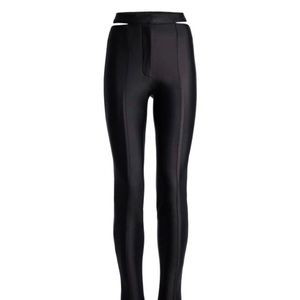 Mugler H&M Jersey Cut-out Pants